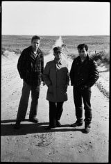 Truman Capote with Robert Blake and Scott Wilson, In Cold Blood, Holcomb, Kansas, 1964, Silver Gelatin Photograph