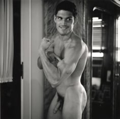 Teddy Showing Off His New Jersey Muscles II, 1996, Silver Gelatin Photograph, Edition of 20