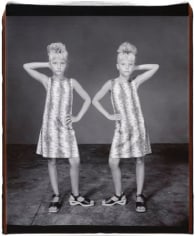 Tabitha and Tiffany Good, Twinsburg, 2001, 24 x 20 Polaroid Photograph
