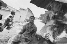 Brad Pitt and Cate Blanchett on the Set of Babel, Village Near Ouarazazate, Morocco, 2005, 16 x 20 Silver Gelatin Photograph, Ed. 25