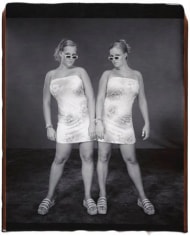 Jenna and Meredith Spivey, Twinsburg, 2001, 24 x 20 Polaroid Photograph