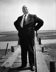 Alfred Hitchcock Publicity Shot for &quot;The Birds,&quot; 1963, 14 x 11 Vintage Silver Gelatin Photograph