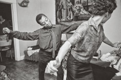 James Baldwin dancing the &quot;hitchhike&quot; with a CORE worker, New Orleans, 1963, Silver Gelatin Photograph