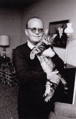 Truman Capote with cat, Holcomb, Kansas, 1964, Silver Gelatin Photograph