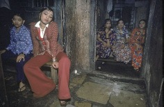 Nepalese girls waiting for customers, Bombay, 1978, 12-1/4 x 18-3/4 Dye Transfer Photograph, Ed. 15