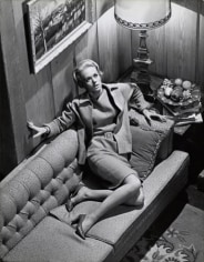 &quot;The Birds,&quot; Tippi Hedren (on couch), 1963, 14 x 11 Vintage Silver Gelatin Photograph