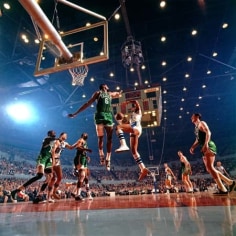 Elgin Baylor and Bill Russell, Los Angeles, CA, 1965