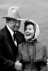 John Wayne and Lauren Bacall,1976, Archival Pigment Print