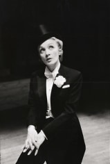 Marlene Dietrich, (In Top Hat), Las Vegas, 1958, 20 x 16 Silver Gelatin Photograph, Ed. 25