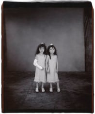 Cydney and Alexandrea Boyington, Twinsburg, 2001, 24 x 20 Polaroid Photograph