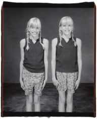 Mindy and Michele Nelson, Twinsburg, 2001, 24 x 20 Polaroid Photograph