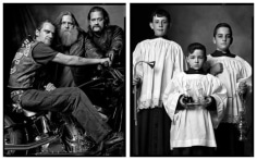 Motorcycle Gang / Altar Boys, 2004 / 2005, 20 x 32-1/2 Diptych, Archival Pigment Print, Ed. 20