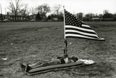 Boy with Flag, Selma March, 1965, Silver Gelatin Photograph