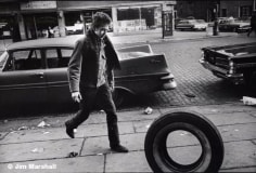 Bob Dylan (with Tire), New York City, 1963, 11 x 14 Silver Gelatin Photograph