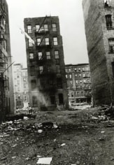 East Harlem 103rd Street, Back of Tenement Building, 1960, Silver Gelatin Photograph