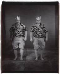 Harvey and Elliott Caplan, Twinsburg, 2002, 24 x 20 Polaroid Photograph