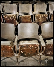 Chewing Gum on Theater Seats, Electra, Texas, March 27, 1995, Archival Pigment Print, Combined Ed. of 25