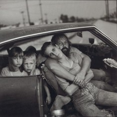 The Damm Family in their Car, Los Angeles, CA, 1987, 16 x 20 Silver Gelatin Photograph, Ed. 25