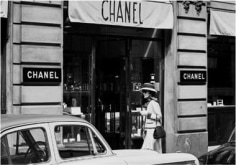 Mademoiselle Chanel, walking from the Ritz Hotel to the House of Chanel, 1962, Archival Pigment Print