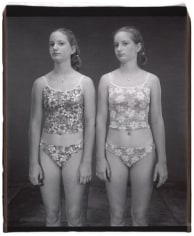 Jennifer and Emily Carp, Twinsburg, 2002, 24 x 20 Polaroid Photograph