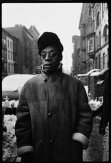 James Baldwin in Harlem,&nbsp;1963, Silver Gelatin Photograph