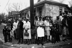 Onlookers on the Corner, Montgomery, 1965, Silver Gelatin Photograph