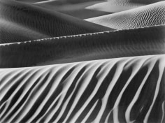 Fabric Folds, Mesquite Dunes, 2006, 22 x 28 inches, Silver Gelatin Photograph