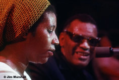 Aretha Franklin and Ray Charles, Filmore West, San Francisco, CA, 1971, 11 x 14 Ultrachrome Pigment Print