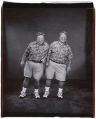 Jim and Jeff Thiel, Twinsburg, 2001, 24 x 20 Polaroid Photograph