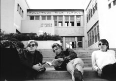 Andy Warhol, Gerard Malanga and Mary Woronov, Hollywood High School,&nbsp;1966, Silver Gelatin Photograph