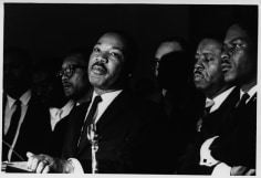 Martin Luther King Jr. with Advisors, Selma, AL, 1965, Silver Gelatin Photograph