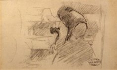 Mary Cassatt (1844-1926), Study for &quot;A Woman in Black at the Opera&quot;, circa 1880