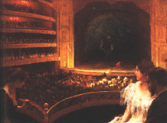 Charles Courtney Curran (1861-1942), At the Theatre, 1891