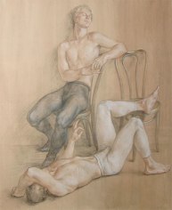 Paul Cadmus (1904-1999), Two Dancers with Bentwood Chairs