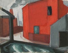 Oscar Bluemner (1867-1938), Study for &lsquo;Secluded Spot &ndash; Red Amidst Grey&rsquo;, 1917
