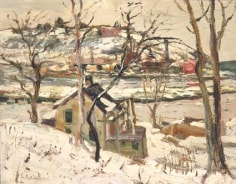 Ernest Lawson (1875-1939), House by the River, Spuyten Duyvil, circa 1912