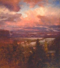 Jervis McEntee (1828-1891), Eastern Sky at Sunset, circa 1887