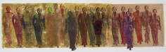Nancy Spero Marlene, 2002 Handprinted collage on paper 21 x 72.25 inches (53.3 x 183.5 cm) Framed: 24.25 x 75.5 x 1.5 inches (61.6 x 191.8 x 3.8 cm) (GL10833)