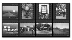 Alfredo Jaar Public Interventions (Studies on Happiness: 1979-1981), 1981 Eight individual black and white C-prints Each: 40 x 40 inches (101.6 x 101.6 cm) Edition 3 of 3 with 2 APs (GP2067)