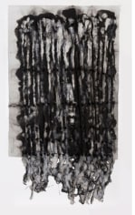 Ursula von Rydingsvard Untitled, 2014 Thread, pigment, handmade linen paper 40 x 22 inches (101.6 x 55.9 cm) Framed: 44 x 26.75 x 1.75 inches (111.8 x 67.9 x 4.4 cm)