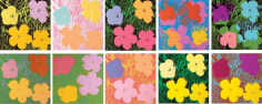 Andy Warhol Flowers, 1970