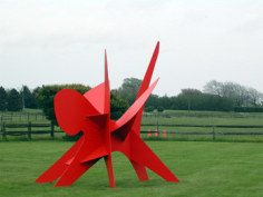 The Lion, 1976, Painted steel stabile