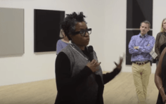 Jennie C. Jones&nbsp;leads an exhibition walkthrough of&nbsp;Jennie C. Jones: Compilation&nbsp;at the Contemporary Arts Museum Houston, TX (2016)