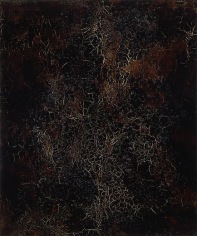 Untitled 2006 Caviar, lacquer on canvas