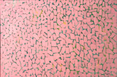Alma Thomas, Spring Leaves Among the Pink Roses, 1974
