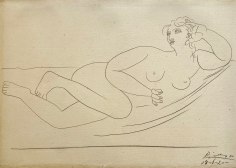 Pablo Picasso, Reclining Nude, 1920