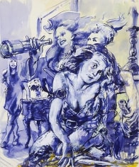 Thirst (2011) Ink, Watercolor, Pastel On Paper