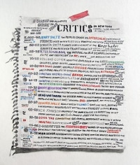 William Powhida: An Incomplete And Biased Guide To Some Critics (2011)