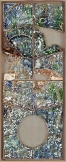 &quot;Lost in Da Nang,&quot; 2012-2013, Glazed porcelain and paperclay with glass mounted on panel, 91 x 38 inches, 231.1 x  96.5 cm, A/Y#20814