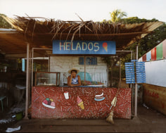 Ice cream vendor, Playa La Boca, 2004, chromogenic print